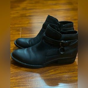 Born leather ankle booties